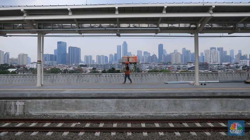 Stasiun Manggarai (CNBC Indonesia/Muhammad Sabki)