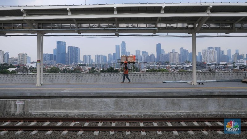 Stasiun Manggarai (CNBC Indonesia/Muhammad Sabki)