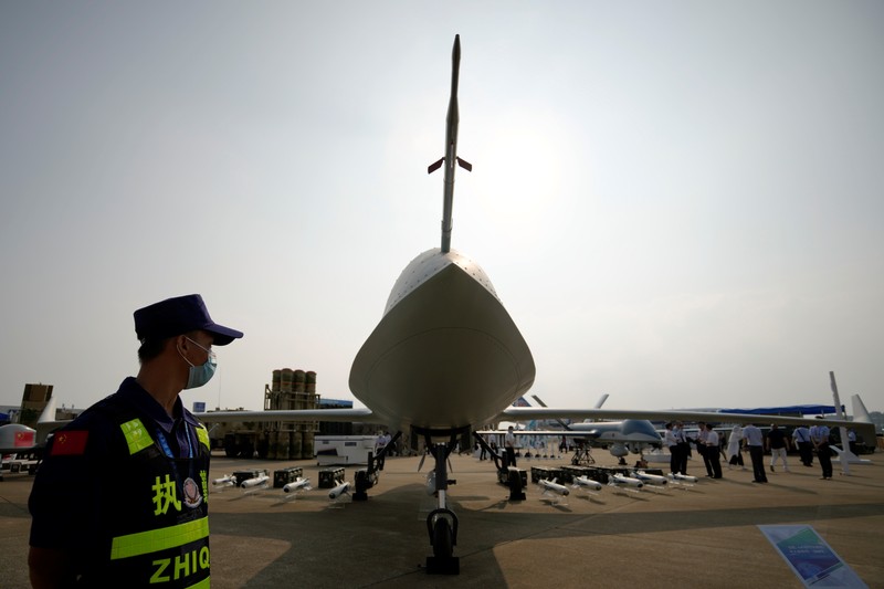 Jet tempur J-16D China. (AP/Ng Han Guan) Jet tempur J-16D China. (AP/Ng Han Guan)