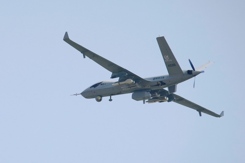 Jet tempur J-16D China. (AP/Ng Han Guan)