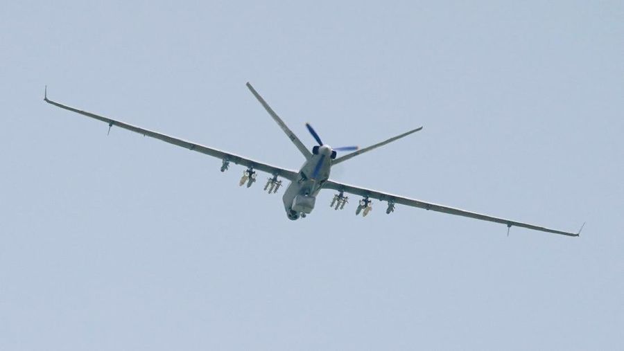 Drone CH-6 buatan China. (REUTERS/ALY SONG)