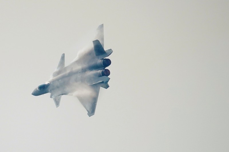 Jet tempur J-16D China. (AP/Ng Han Guan) Jet tempur J-16D China. (AP/Ng Han Guan)