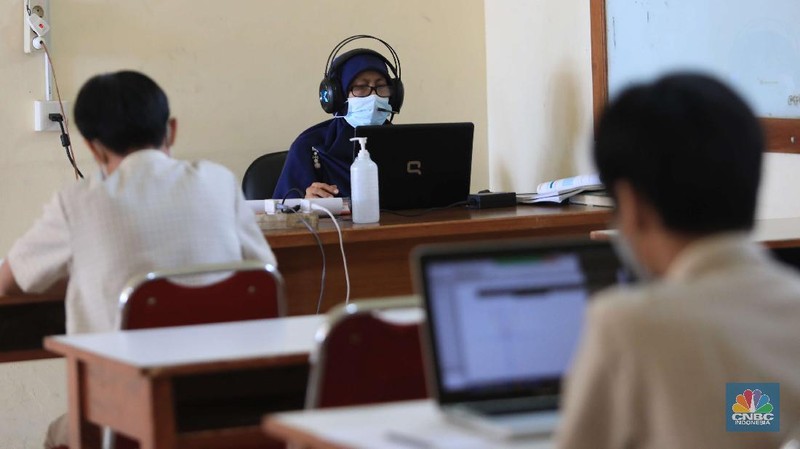 Mengintip Simulasi Sekolah Tatap Muka Di Kota Depok Foto 7 6241