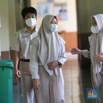 Mengintip Simulasi Sekolah Tatap Muka di Kota Depok