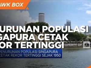 Penurunan Populasi Singapura Cetak Rekor Tertinggi Sejak 1950