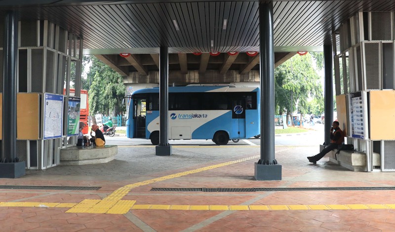 Wajah baru Stasiun Tebet (CNBC Indonesia/Muhammad Sabki)