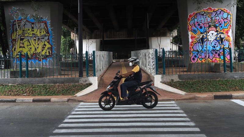 Wajah baru Stasiun Tebet (CNBC Indonesia/Muhammad Sabki)
