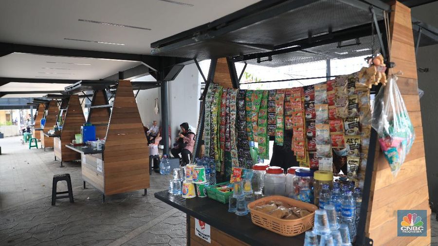 Wajah baru Stasiun Tebet (CNBC Indonesia/Muhammad Sabki)