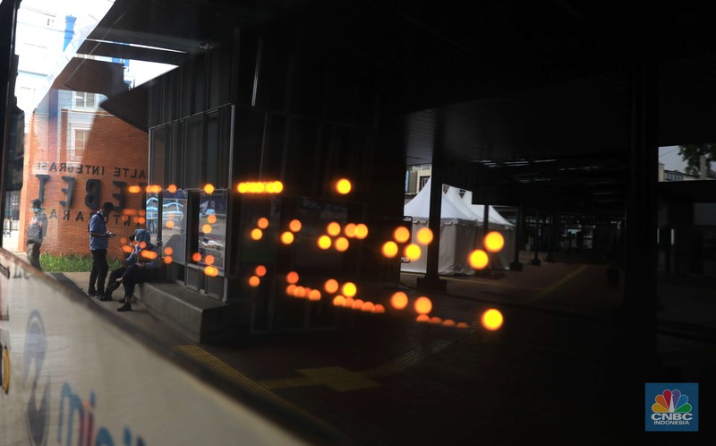 Wajah baru Stasiun Tebet (CNBC Indonesia/Muhammad Sabki)