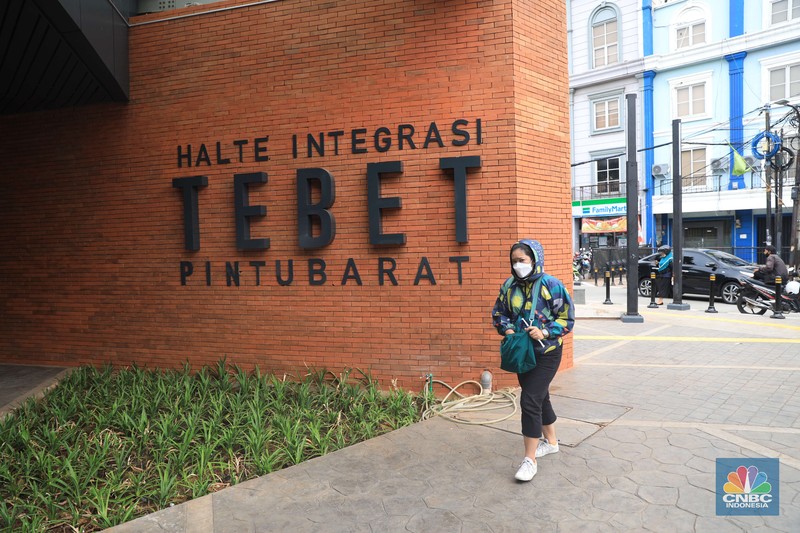 Wajah baru Stasiun Tebet (CNBC Indonesia/Muhammad Sabki)