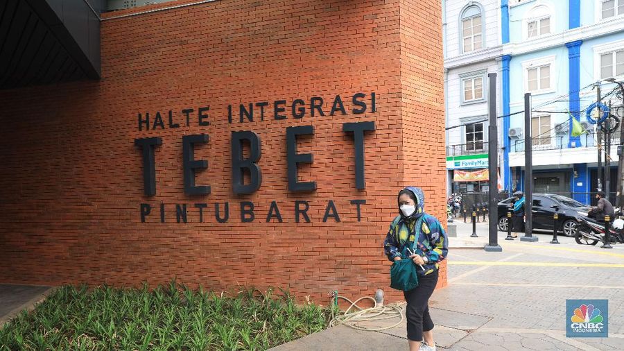 Wajah baru Stasiun Tebet (CNBC Indonesia/Muhammad Sabki)