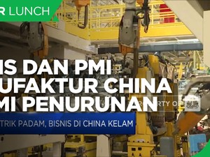 China Catatkan Kontraksi Bisnis & PMI Manufaktur