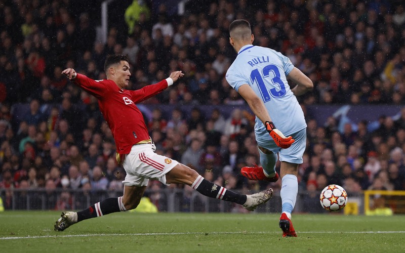 Cristiano Ronaldo saat menghadapi Villareal. (REUTERS/PHIL NOBLE)