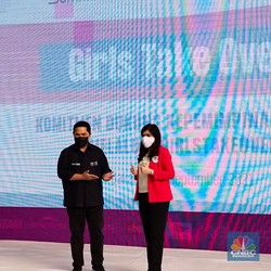 Sehari Jadi 'Menteri BUMN' Gantikan Erick, Sharon Ngapain?