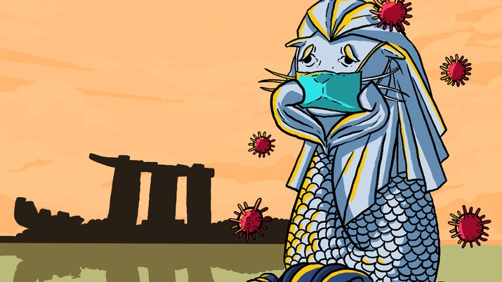Infografis/ Fakta-fakta Covid-19 Singapura: 'Meledak' Terus, Melebihi RI/Aristya Rahadian Infografis/ Fakta-fakta Covid-19 Singapura: 'Meledak' Terus, Melebihi RI/Aristya Rahadian