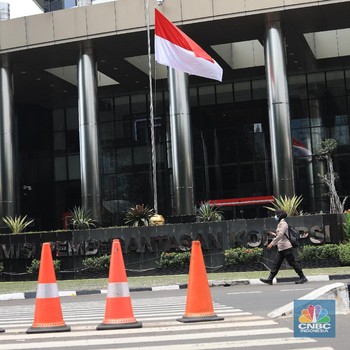 Potret Gedung KPK Dijaga Ketat Saat Novel Baswedan Cs Dipecat