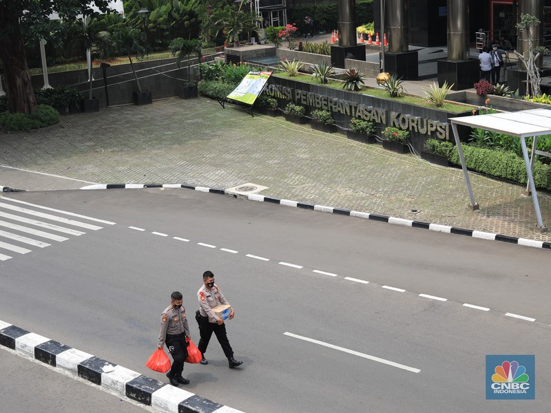 Kondisi terkini gedung KPK (CNBC Indonesia/Muhammad Sabki) Kondisi terkini gedung KPK (CNBC Indonesia/Muhammad Sabki)