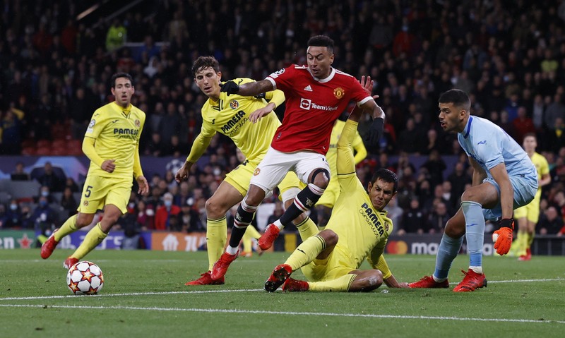 Cristiano Ronaldo saat menghadapi Villareal. (REUTERS/PHIL NOBLE)