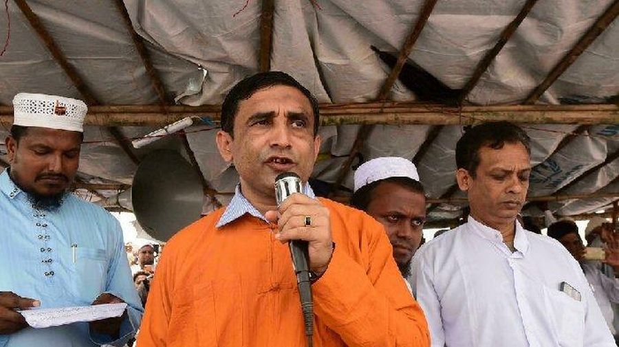 Mohib Ullah pemimpin rohingya. AP/