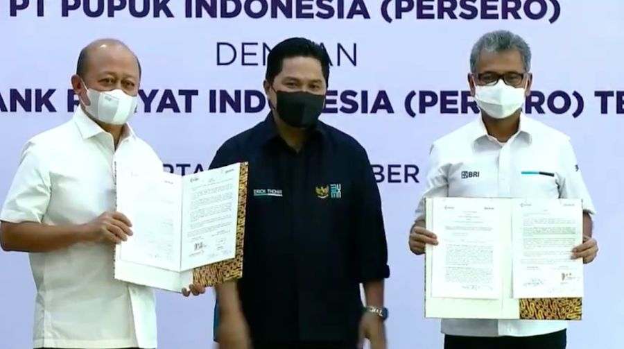MoU BRI dan Pupuk Indonesia, 30/9/2021