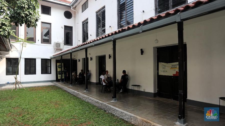 Pos Bloc Jakarta (CNBC Indonesia/Andrean Kristianto)