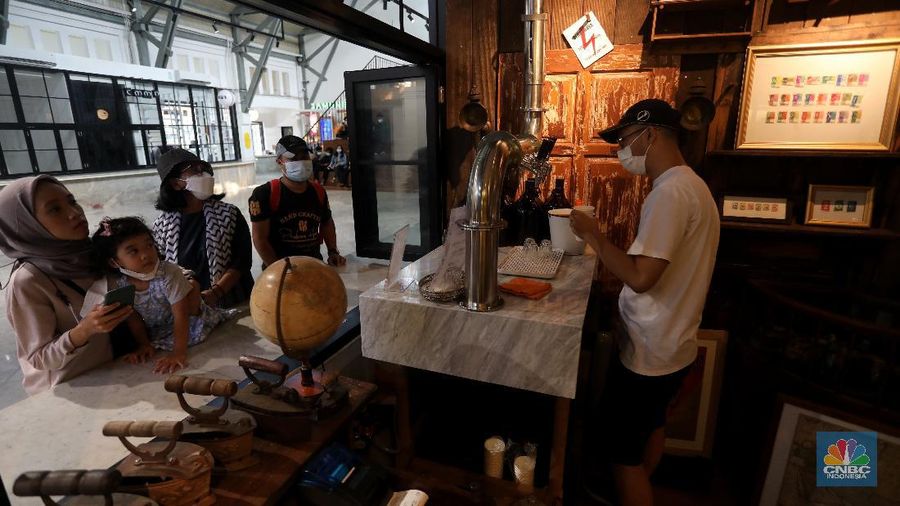 Pos Bloc Jakarta (CNBC Indonesia/Andrean Kristianto)