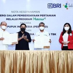 Kolaborasi Pupuk Indonesia & BRI, Program Makmur untuk Petani