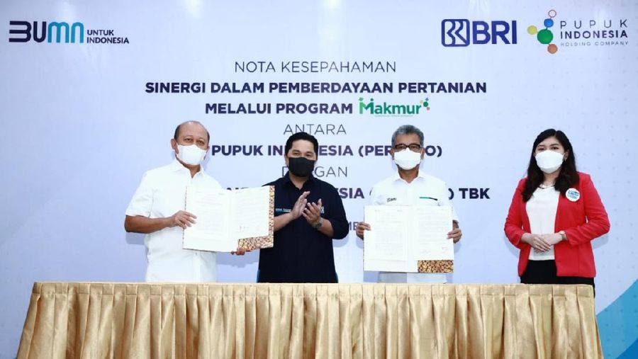 Sinergi Pupuk Indonesia dan BRI, Program Makmur Jadi Solusi Pemberdayaan Petani Nasional. Ist