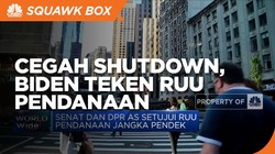 Biden Teken RUU Pendanaan Jangka Pendek Cegah Shutdown