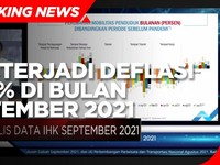 BPS: Terjadi Deflasi 0,04% di Bulan September 2021