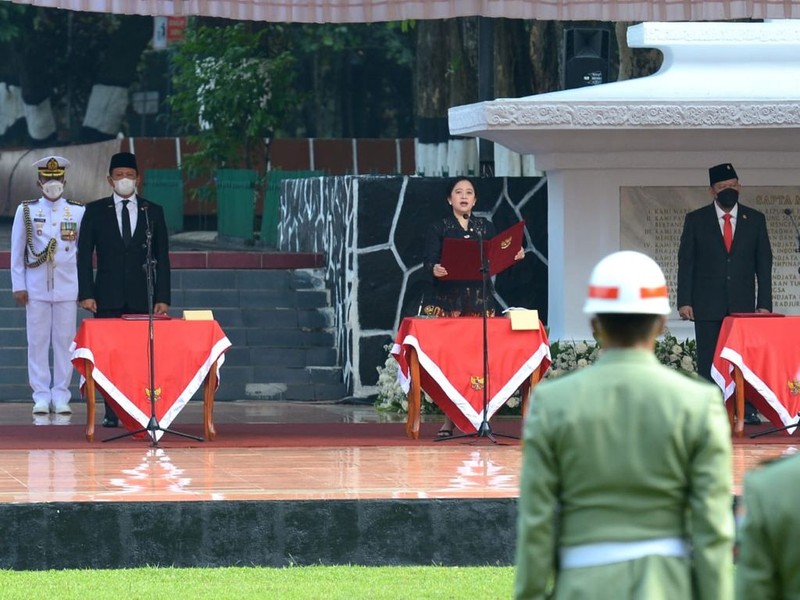 Upacara Peringatan Hari Kesaktian Pancasila, Jakarta, (1/10/2021). (Dok: Biro Pers Sekretariat Presiden)