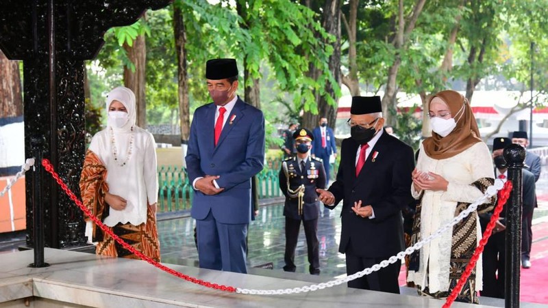 Upacara Peringatan Hari Kesaktian Pancasila, Jakarta, (1/10/2021). (Dok: Biro Pers Sekretariat Presiden)
