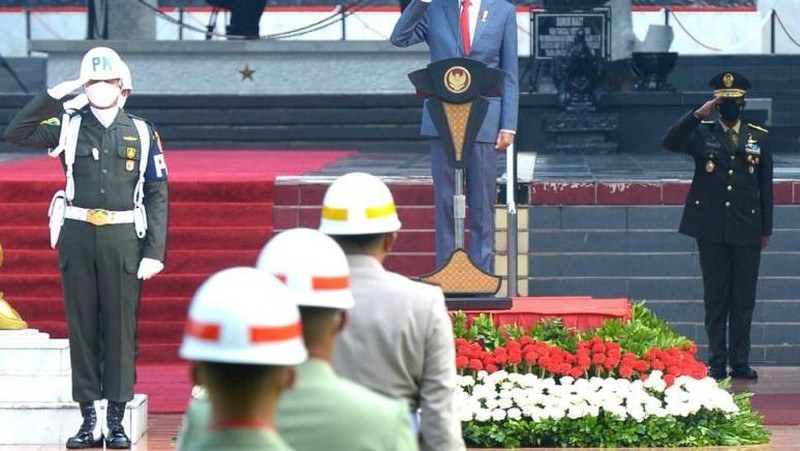 Upacara Peringatan Hari Kesaktian Pancasila, Jakarta, (1/10/2021). (Dok: Biro Pers Sekretariat Presiden)