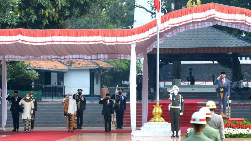 Upacara Peringatan Hari Kesaktian Pancasila, Jakarta, (1/10/2021). (Dok: Biro Pers Sekretariat Presiden)