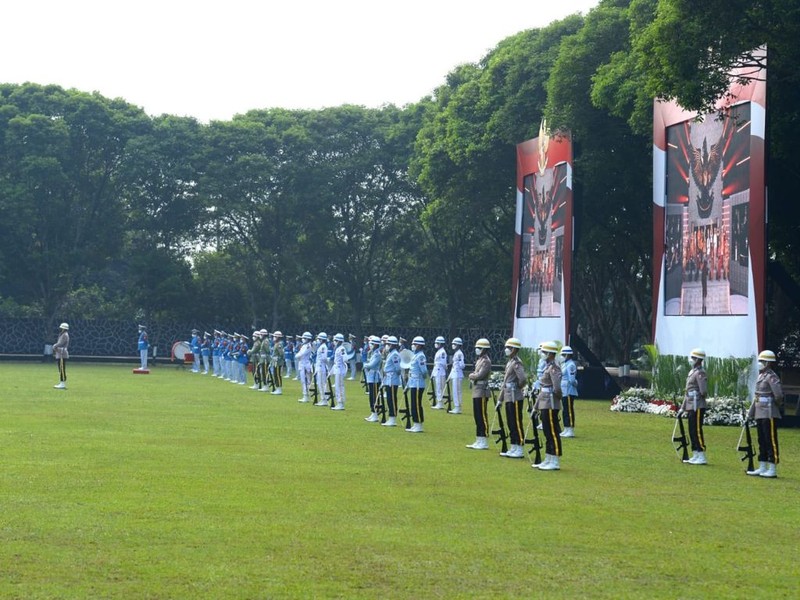 Upacara Peringatan Hari Kesaktian Pancasila, Jakarta, (1/10/2021). (Dok: Biro Pers Sekretariat Presiden)