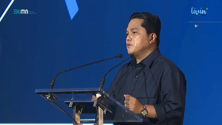 Menteri BUMN Erick Thohir (Tangkapan Layar Youtube)