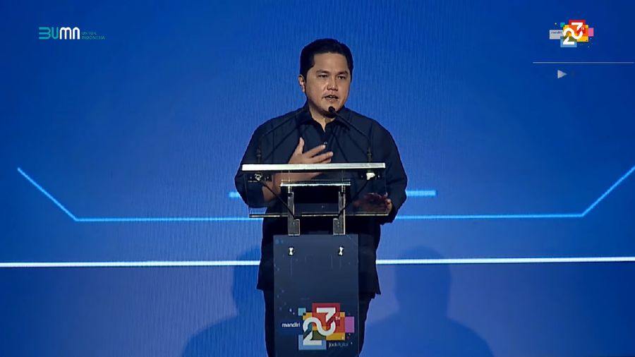 Menteri BUMN Erick Thohir (Tangkapan Layar Youtube)