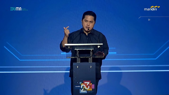 Menteri BUMN Erick Thohir (Tangkapan Layar Youtube) Menteri BUMN Erick Thohir (Tangkapan Layar Youtube)