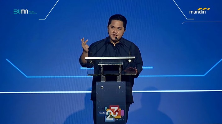 Menteri BUMN Erick Thohir (Tangkapan Layar Youtube) Menteri BUMN Erick Thohir (Tangkapan Layar Youtube)