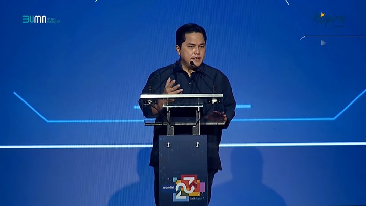 Menteri BUMN Erick Thohir (Tangkapan Layar Youtube) Menteri BUMN Erick Thohir (Tangkapan Layar Youtube)