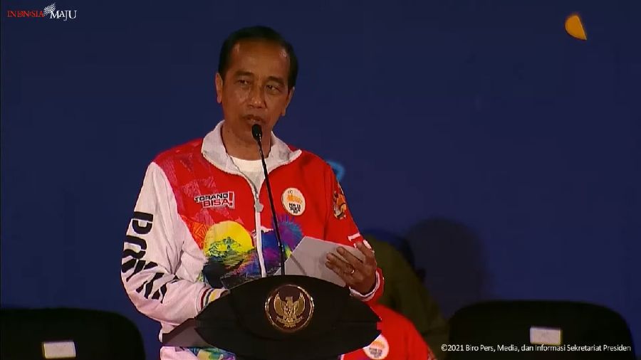 Pembukaan Pekan Olahraga Nasional XX Papua, Jayapura, 2 Oktober 2021