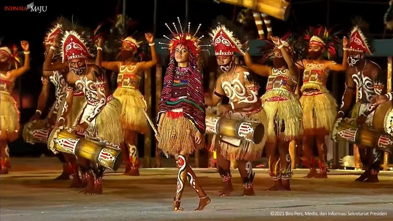 Pembukaan Pekan Olahraga Nasional XX Papua, Jayapura, 2 Oktober 2021