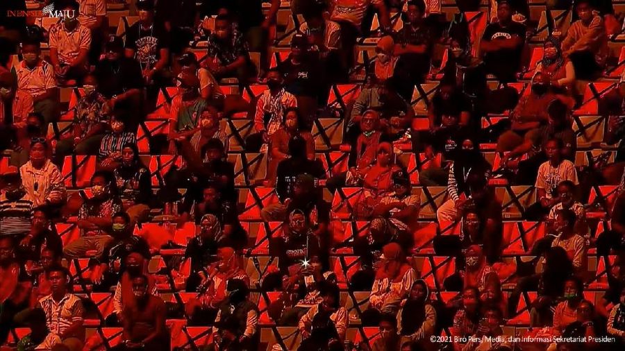 Pembukaan Pekan Olahraga Nasional XX Papua, Jayapura, 2 Oktober 2021