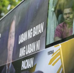 Gemuruh Pendukung Saat Manny Pacquiao Daftar Capres Filipina