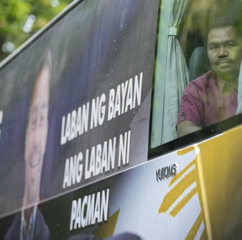 Gemuruh Pendukung Saat Manny Pacquiao Daftar Capres Filipina