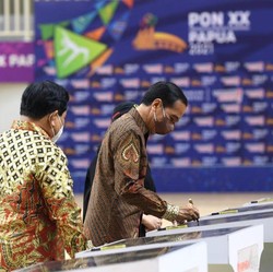Jokowi Resmikan 7 Arena Pertandingan PON XX Papua