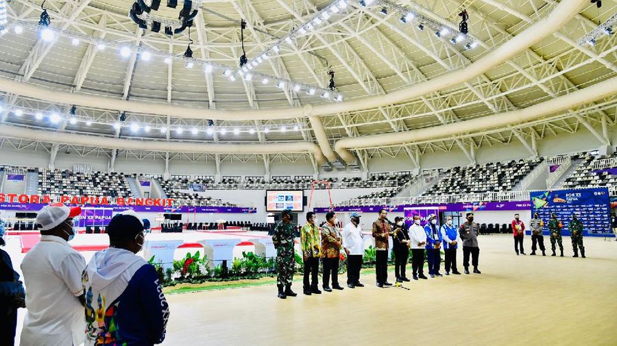 Presiden Jokowi Resmikan Tujuh Arena PON XX Papua (Laily Rachef/Biro Pers Sekretariat Presiden RI)