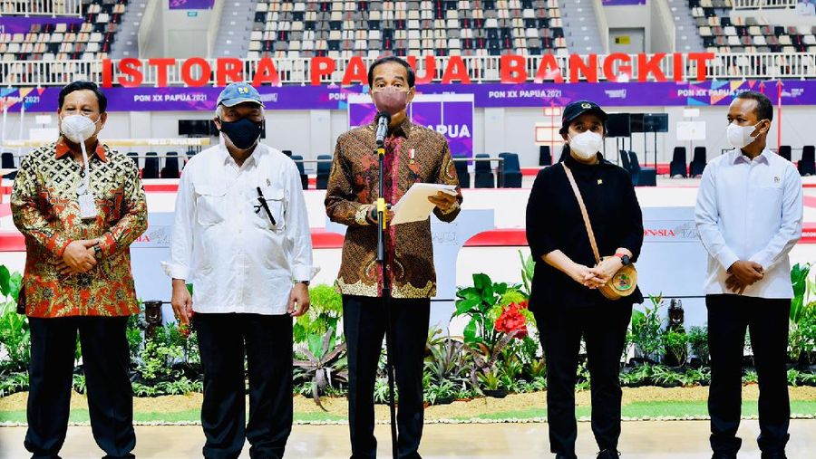 Presiden Jokowi Resmikan Tujuh Arena PON XX Papua (Laily Rachef/Biro Pers Sekretariat Presiden RI)