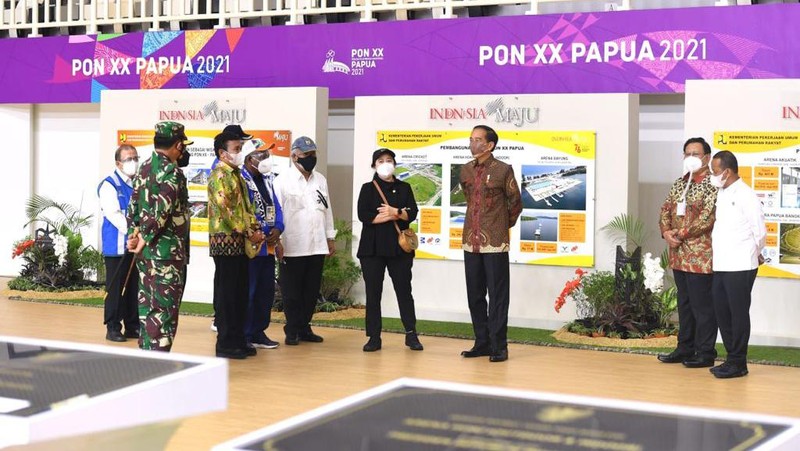 Presiden Jokowi Resmikan Tujuh Arena PON XX Papua (Laily Rachef/Biro Pers Sekretariat Presiden RI)