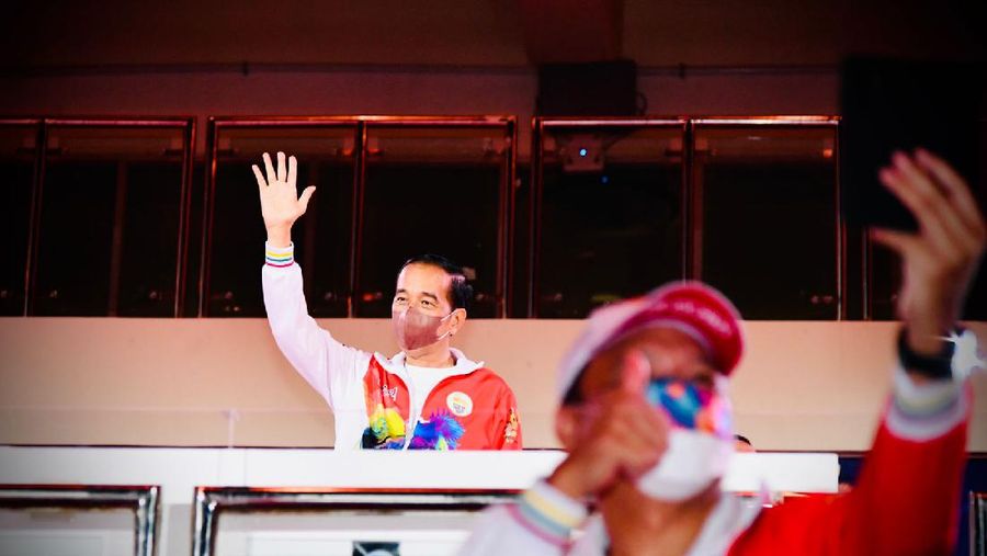 Jokowi di Pembukaan PON XX Papua (Laily Rachef - Biro Pers Sekretariat Presiden)